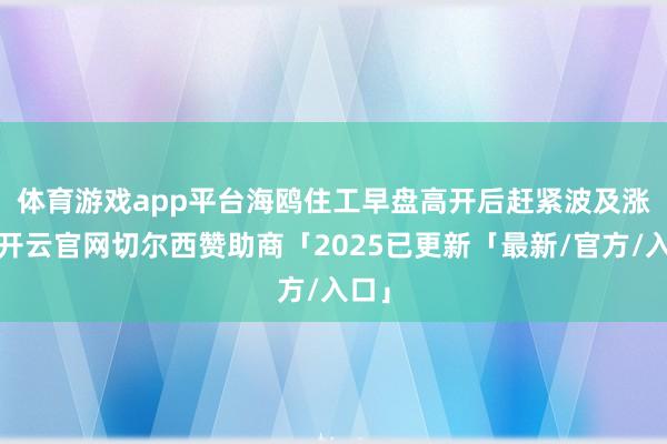 体育游戏app平台　　海鸥住工早盘高开后赶紧波及涨停-开云官网切尔西赞助商「2025已更新「最新/官方/入口」