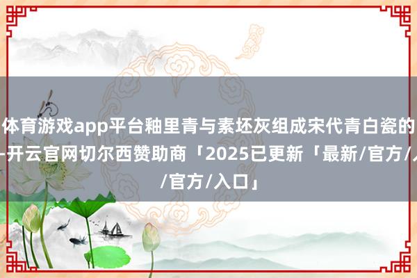 体育游戏app平台釉里青与素坯灰组成宋代青白瓷的克制-开云官网切尔西赞助商「2025已更新「最新/官方/入口」
